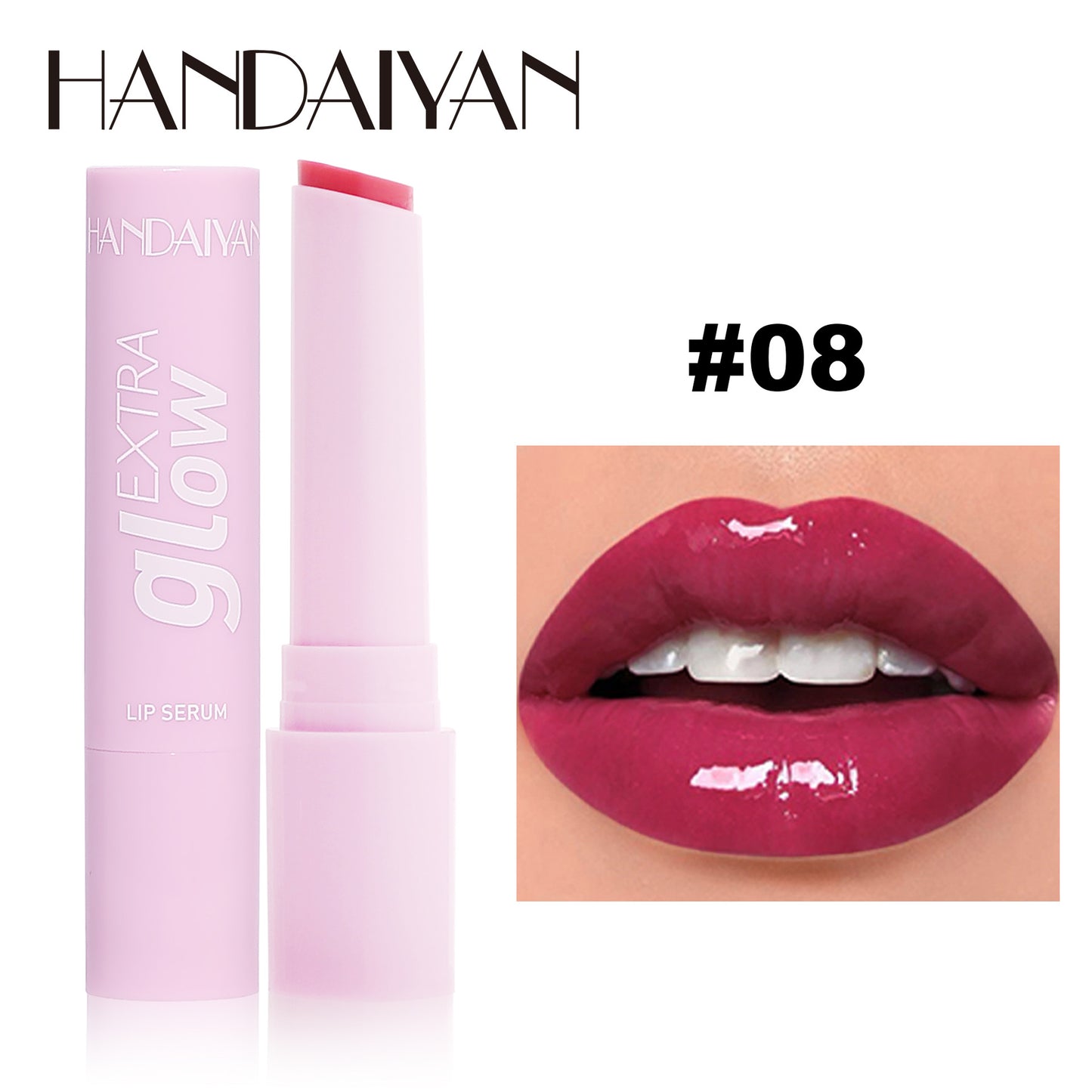 Han Daiyan handaiyan Moisturizing Solid lip gloss exclusive for cross-border water light mirror lip gloss lipstick moist lipstick