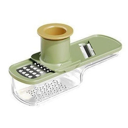 Multifunctional Garlic Grinder, Compact Design, Professional Mandoline Slicer, Multi-Purpose Kitchen Grinder with Stainless Steel Blades, Easy to Use & Clean, for Home, Restaurant