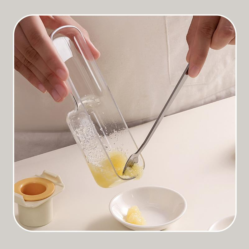 Multifunctional Garlic Grinder, Compact Design, Professional Mandoline Slicer, Multi-Purpose Kitchen Grinder with Stainless Steel Blades, Easy to Use & Clean, for Home, Restaurant