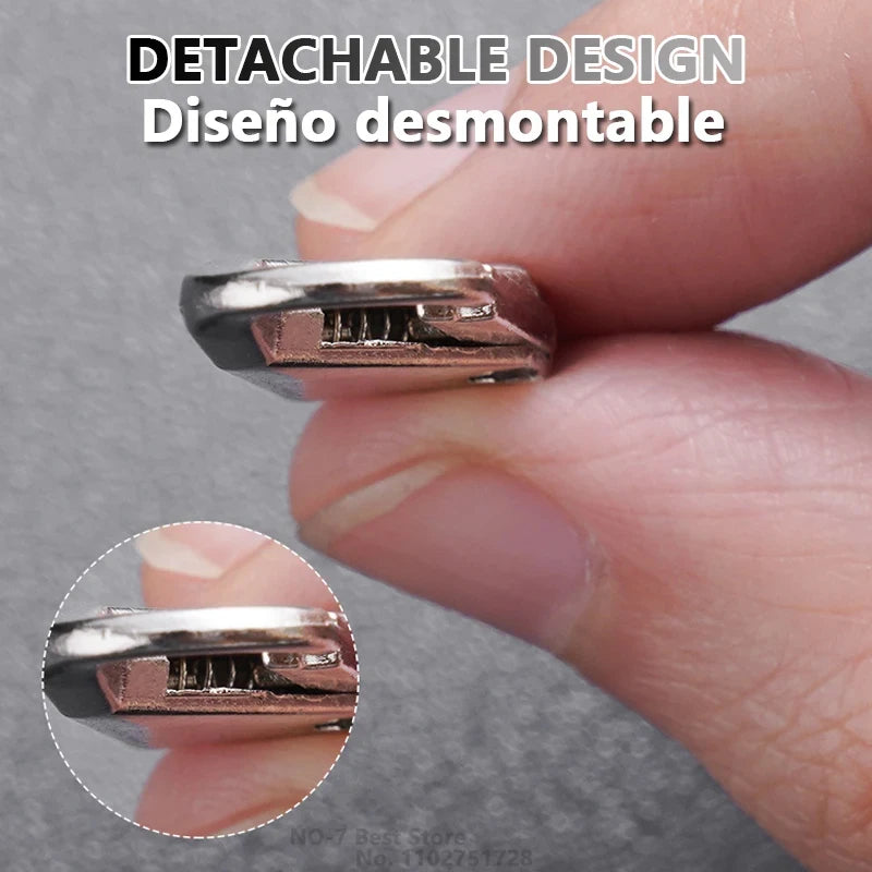 Replacement Zipper Slider Easy Zipper Puller DIY Zipper Repair Kit Sewing Accessories for Luggage Backpack Clothes Pants Wallet