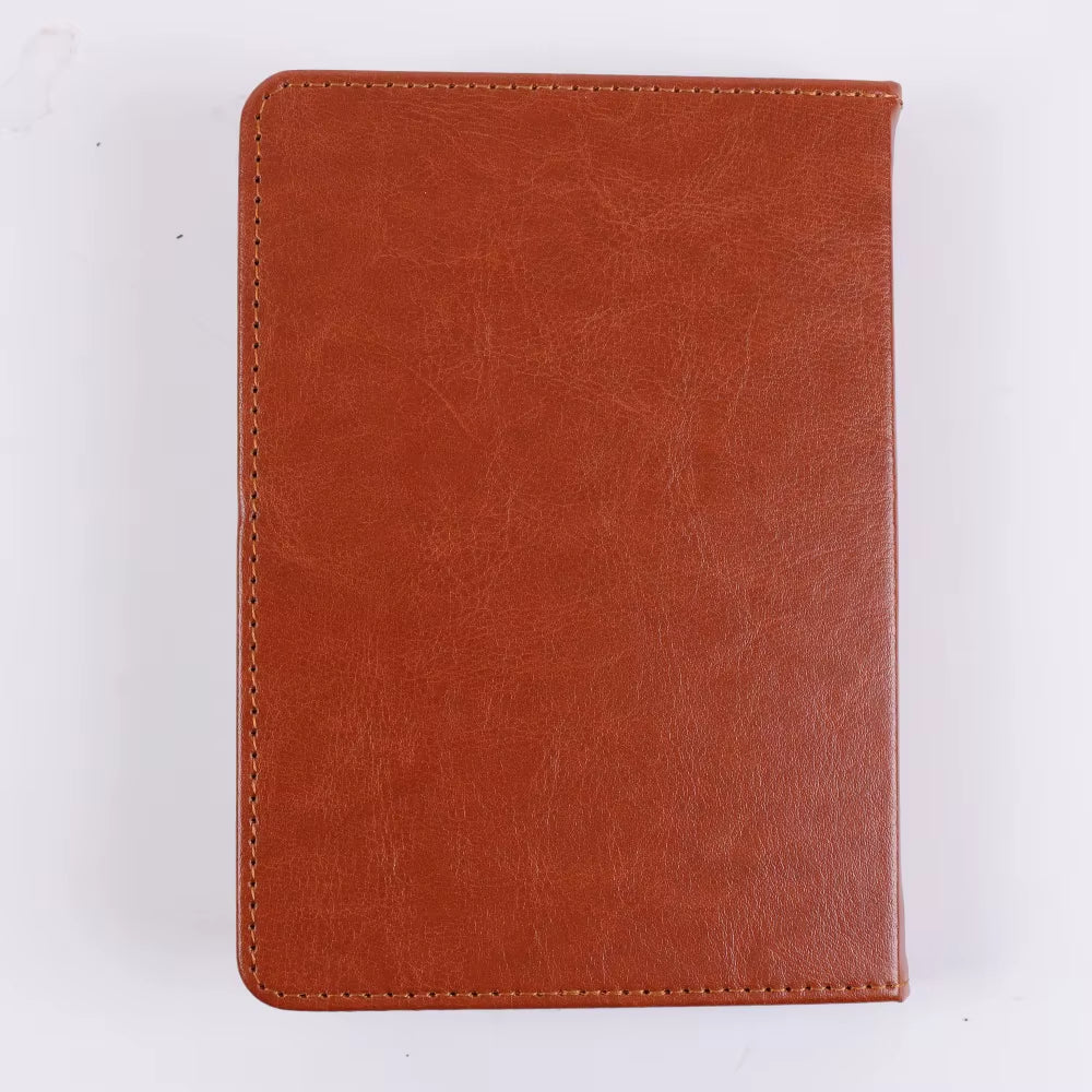 One Minute with God for Men 365 Devotions, Brown Faux Leather Flexcover, Ideal Gift for Dad, Husband, Pastor