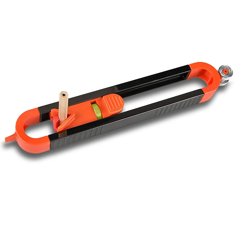 New Profile Scribing Ruler Contour Gauge with Lock Adjustable Locking Precise Woodworking Measuring Gauge Profile Duplicator