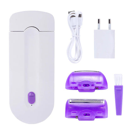 Professional Painless Hair Removal Kit Laser Touch Epilator USB Rechargeable Women Body Face Leg Bikini Hand Shaver Hair Remover