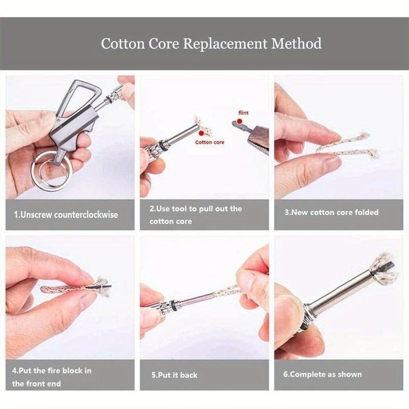 3-In-1 All-Metal Multi-Functional Tool Keychain Bottle Opener - Waterproof and Reusable. Perfect for Outdoor Activities, Travel, Camping, Parties, Etc. Also an Excellent Choice as a Creative Gift.