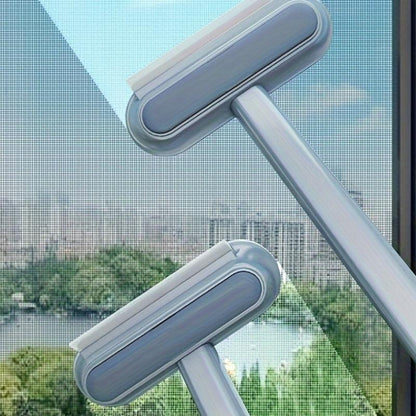 Upgraded Reusable Pet Hair Remover Brush – Extra-Long Handle Lint Cleaner for Dog & Cat Hair, Washable Multi-Surface Tool for Furniture, Bedding, Clothes & Car Interiors