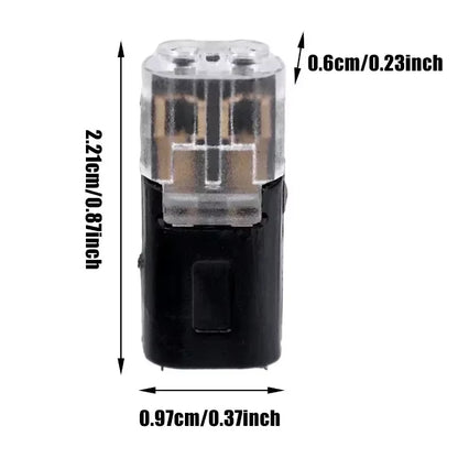 2 Pin Way Plug Wire Cable Snap Connectors Waterproof Electric Wire Double-Wire Plug-In Connector with Locking Buckles Wholesale