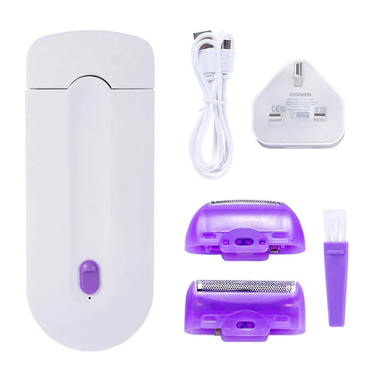 Professional Painless Hair Removal Kit Laser Touch Epilator USB Rechargeable Women Body Face Leg Bikini Hand Shaver Hair Remover