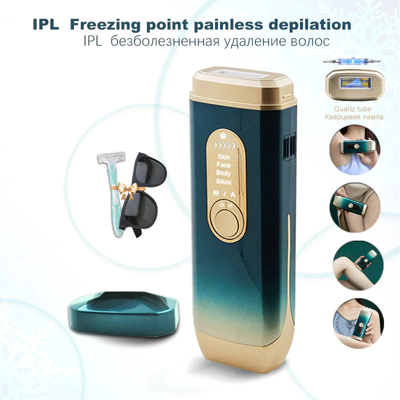 Laser Hair Removal Device Ice Cooling IPL Laser Epilator Home Use Depilador a Laser Laserowy for Women Laser Hair Removal