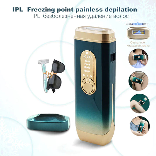 Laser Hair Removal Device Ice Cooling IPL Laser Epilator Home Use Depilador a Laser Laserowy for Women Laser Hair Removal