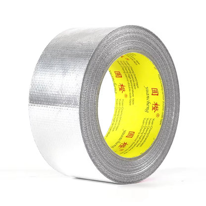 Fiberglass Cloth Aluminum Foil Tape High Temperature Resistant Waterproof Tape Sun Protection Range Hood Flame Retardant