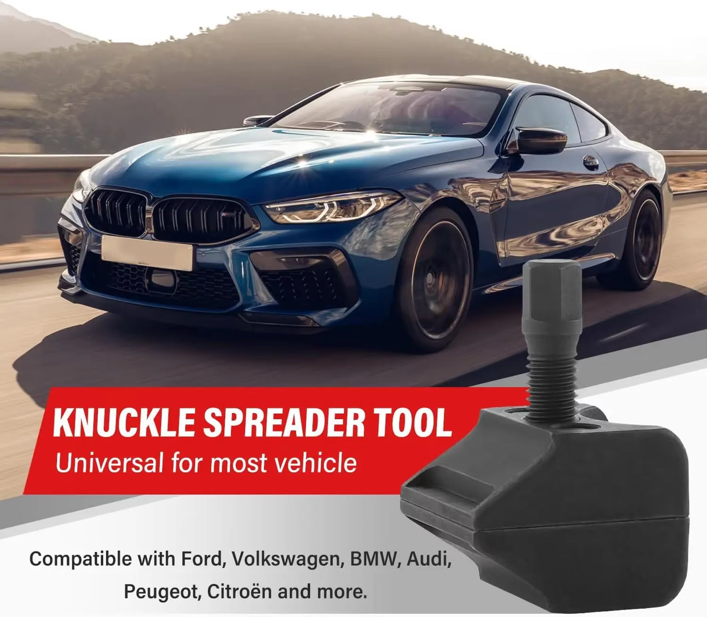 Car Suspension Split Hub Steering Knuckle Spreader Automotive Suspension Strut Separator Hydraulic Shock Absorber Removal Tools