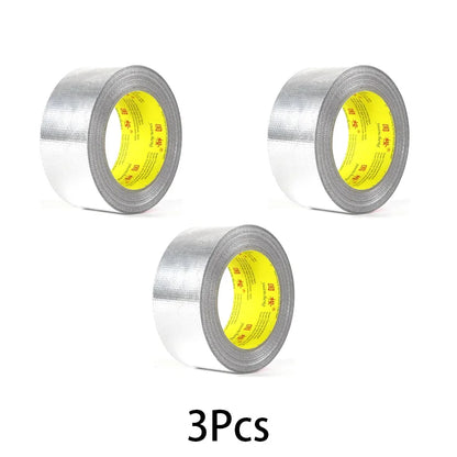 Fiberglass Cloth Aluminum Foil Tape High Temperature Resistant Waterproof Tape Sun Protection Range Hood Flame Retardant