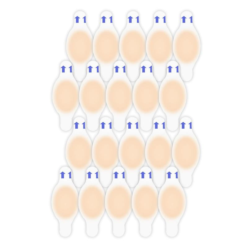 20 Counts Hydrocolloid Blister Bandages for Feet, Heel Prevention & Recovery Pads That Cushion Skin from Pressure