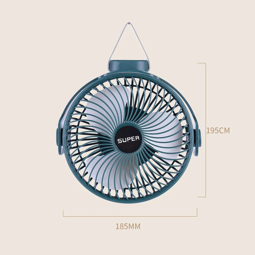 USB Rechargeable Folding Telescopic Floor Fan Mini Summer Mute Silent Desktop Table Fan Ventilador for Office Bedroom Cooler