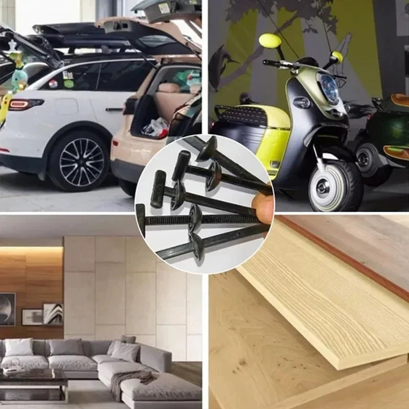 Durable Multi Purpose Nylon Cable Tie Buckle Universal Plastic Strap Clamp Tools for Home Office Workshop and Outdoor Use