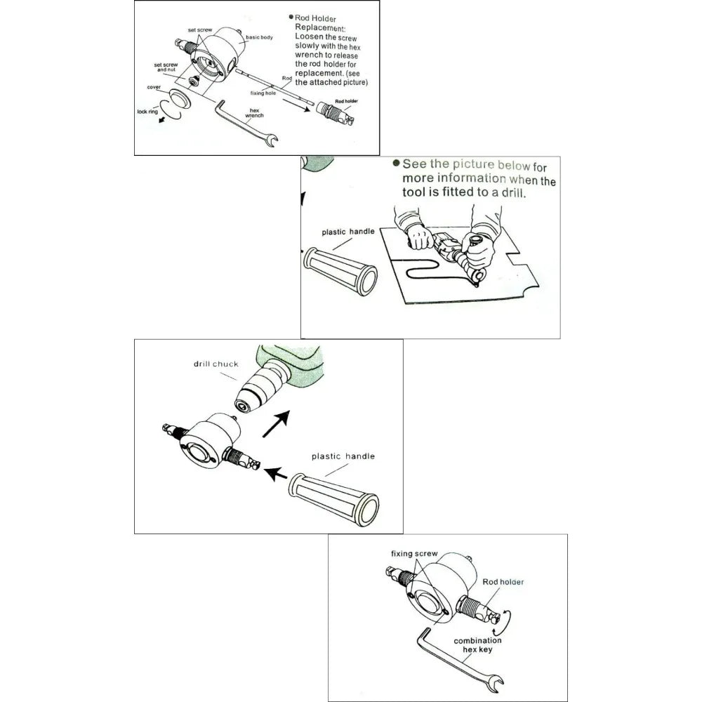 360 Degree Rotary Metal Cutting Double Head Sheet Nibbler Saw Cutter Tool Drill Attachment Free Cutting Tool Nibbler Sheet Metal
