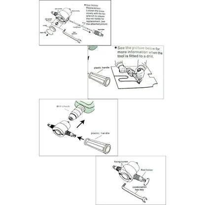 360 Degree Rotary Metal Cutting Double Head Sheet Nibbler Saw Cutter Tool Drill Attachment Free Cutting Tool Nibbler Sheet Metal
