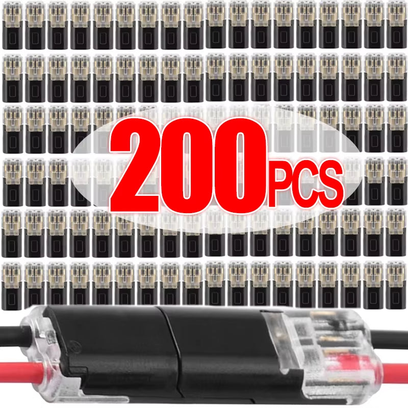 2 Pin Way Plug Wire Cable Snap Connectors Waterproof Electric Wire Double-Wire Plug-In Connector with Locking Buckles Wholesale