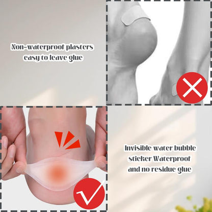 20 Counts Hydrocolloid Blister Bandages for Feet, Heel Prevention & Recovery Pads That Cushion Skin from Pressure