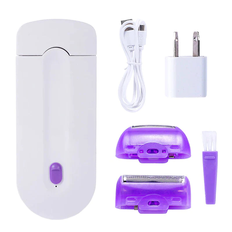 Professional Painless Hair Removal Kit Laser Touch Epilator USB Rechargeable Women Body Face Leg Bikini Hand Shaver Hair Remover