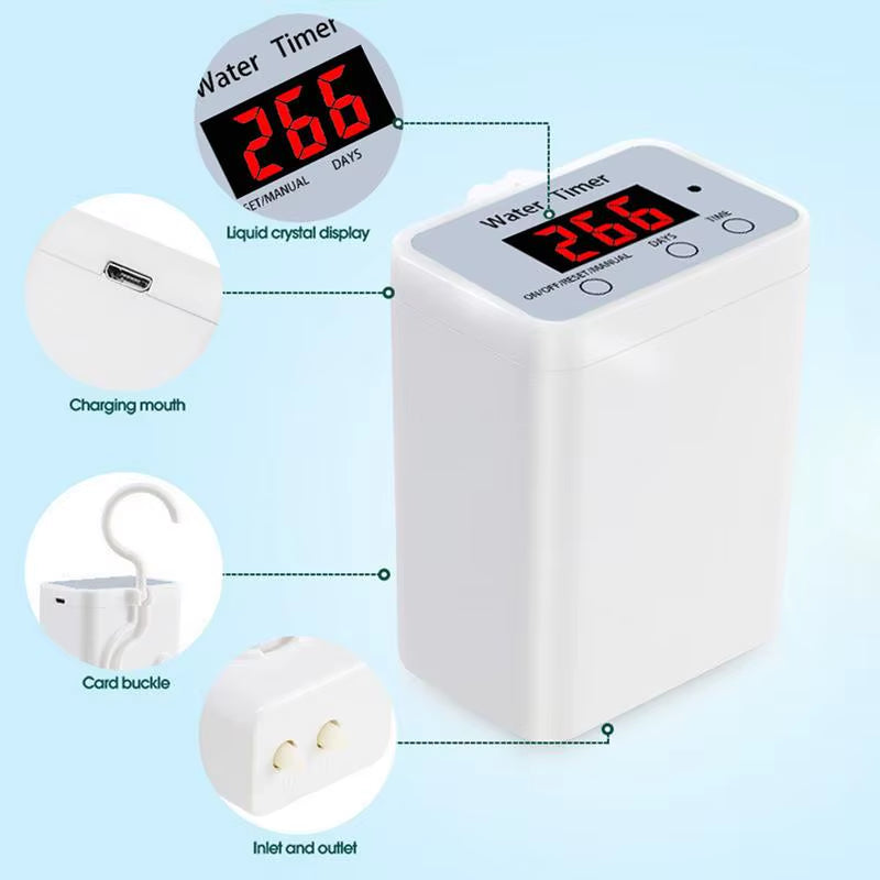 Automatic Plant Waterer Smart Watering Kit Drip Irrigation Machine Programmable Water Timer Auto Waterer Device for Indoor