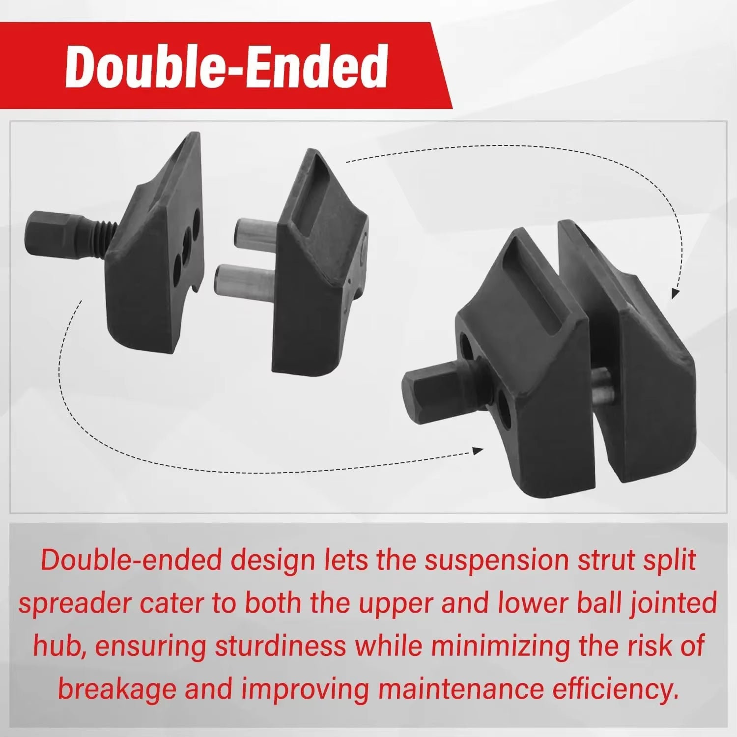 Car Suspension Split Hub Steering Knuckle Spreader Automotive Suspension Strut Separator Hydraulic Shock Absorber Removal Tools