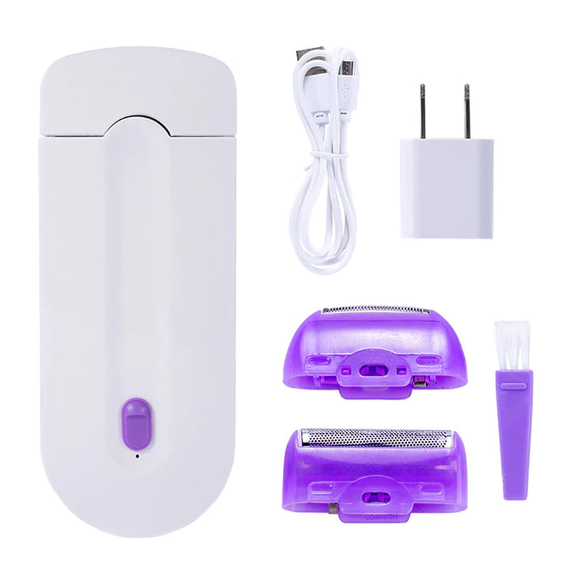 Professional Painless Hair Removal Kit Laser Touch Epilator USB Rechargeable Women Body Face Leg Bikini Hand Shaver Hair Remover