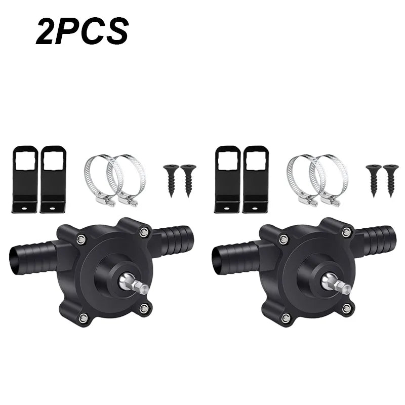 Portable Hand Electric Drill Pump Dc Self-Priming Water Pump Household Combination Hardware Tools Pump with Shelves and Fixers