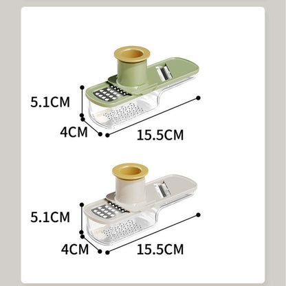 Multifunctional Garlic Grinder, Compact Design, Professional Mandoline Slicer, Multi-Purpose Kitchen Grinder with Stainless Steel Blades, Easy to Use & Clean, for Home, Restaurant