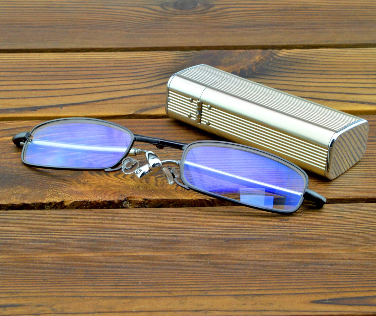 Foldable Portable Reading Glasses Anti Blu Anti Fatigue Natural Crystal Glass Lens +0.75 +1 +1.25 +1.5 +1.75 +2 +2.25 +2.5 to +4