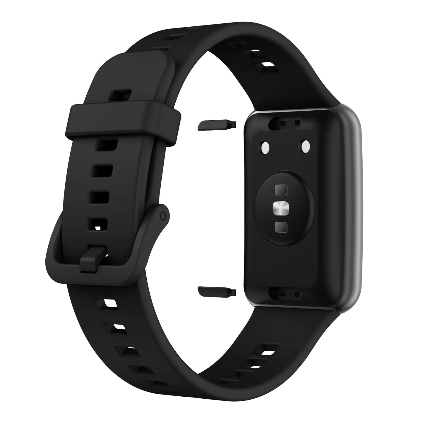 柔软硅胶表带适用于华为手表原装智能手表表带配件适用于华为适配腕带带工具
