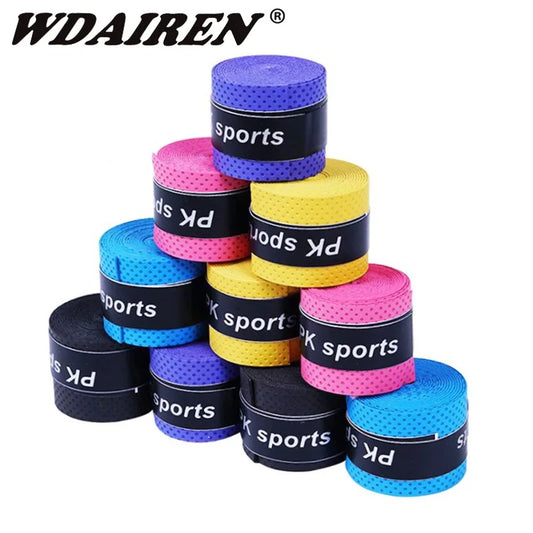 1Pcs Fishing Rod Racket Handle Wrapping Belt Absorbing Sweat Belt Anti-Slip Tape Badminton Tennis Racket Grip Sports Accessory