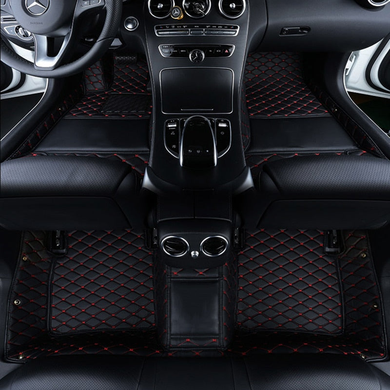 Custom LOGO Car Floor Mats for 98% car model for BMW Mercedes audi toyota honda ford Mazda Nissan VW Hyundai car accessories