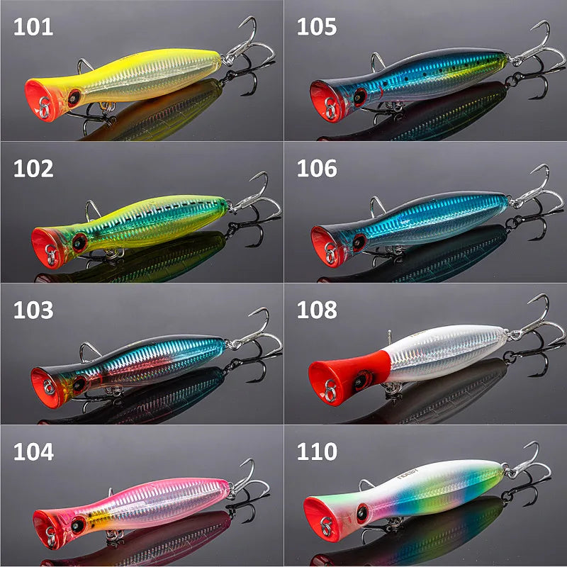 Noeby Big game Popper Fishing Lures 12cm43g 16cm78g 20cm154g Topwater Wobbler Artificial Hard Bait for GT Saltwater Fishing Lure