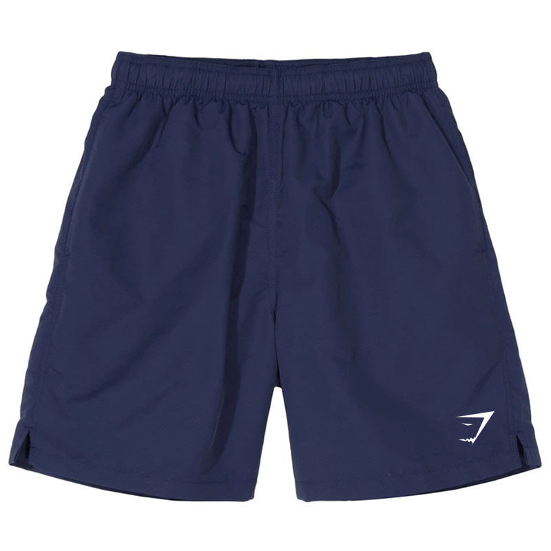 GYMSHARK men's sports casual quick-drying summer shorts simple straight sports shorts shark