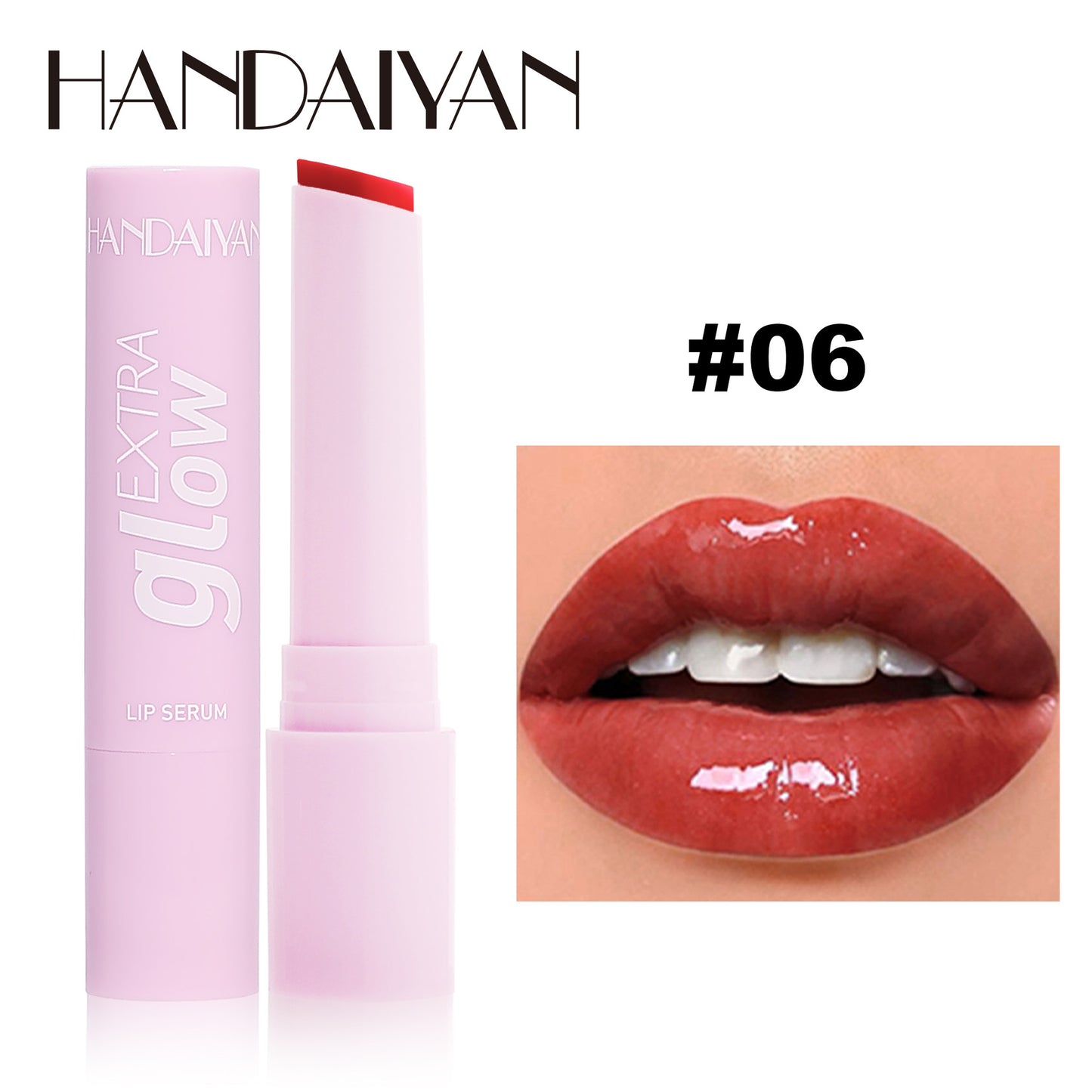 Han Daiyan handaiyan Moisturizing Solid lip gloss exclusive for cross-border water light mirror lip gloss lipstick moist lipstick