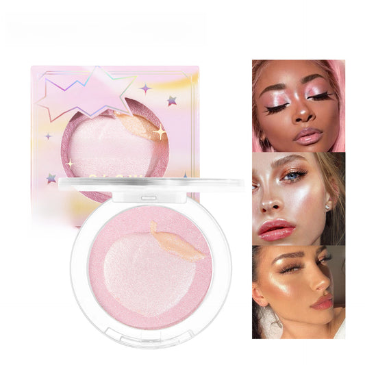 Cross-border highlight powder repair and brightening plate handaiyan fruit series pearlescent fine glitter makeup wholesale