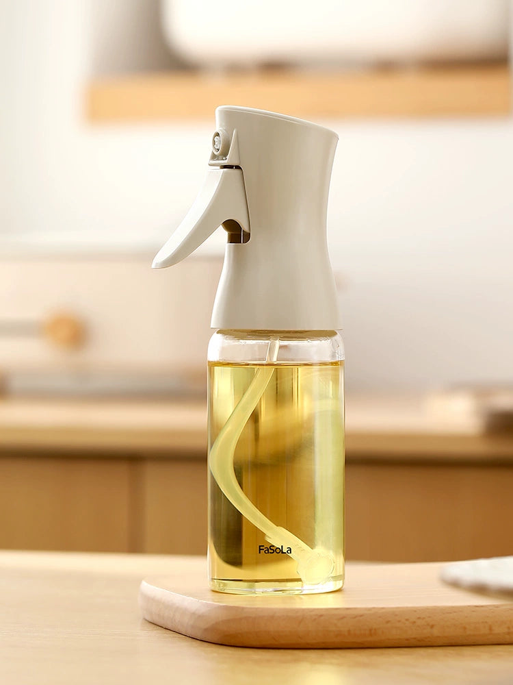 Fasola Fuel Injector Kitchen For Home Air Fryer Cooking Oil Glass Seasoning Bottle Spray Mist Oil Dispensing Bottle