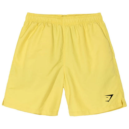 GYMSHARK men's sports casual quick-drying summer shorts simple straight sports shorts shark