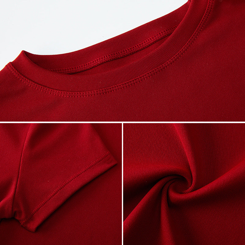 Cross-border new arrival yoga short sleeve women's skinny short yoga clothes casual quick-drying exercise T-shirt running fitness top