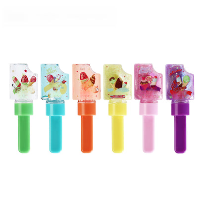 handaiyan Han Daiyan cross-border ice cream moisturizing lip gloss moisturizing transparent pearlescent color changing full lips lip gloss