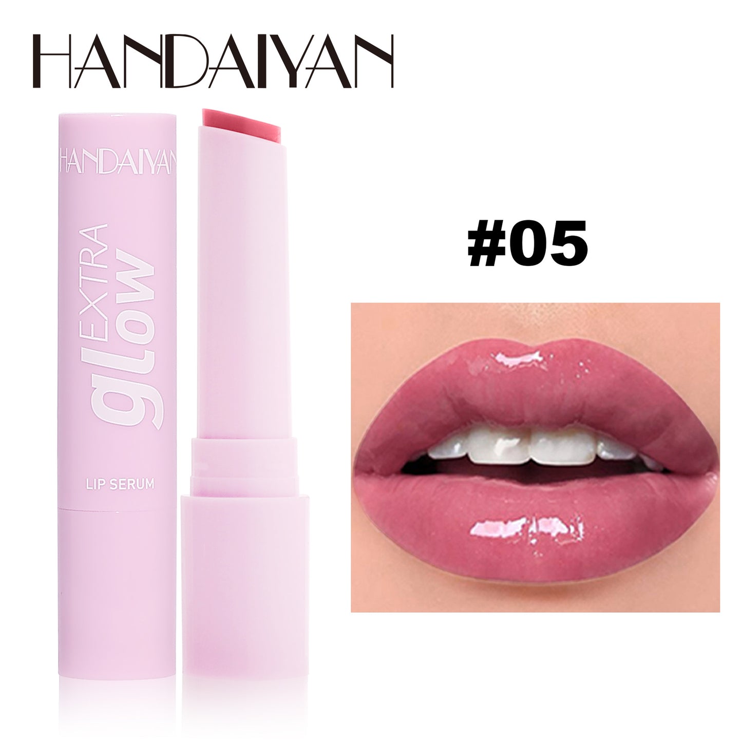 Han Daiyan handaiyan Moisturizing Solid lip gloss exclusive for cross-border water light mirror lip gloss lipstick moist lipstick