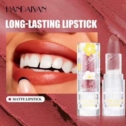 Cross-border Matte Lipstick 12 colors handaiyan makeup matte waterproof colorfast long-lasting Nourishing Lipstick Lipstick