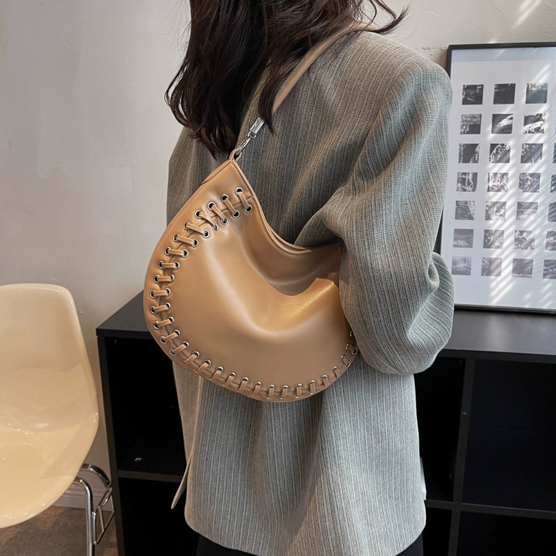 Special-Interest Design Bag Women's 2022 New Trendy French Style Advanced Texture Crossbody Handbag All-Match Shoulder Tote Bag