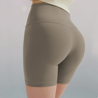 New 24 shorts yoga shorts women's no size fitness pants hip raise shaping versatile slimming