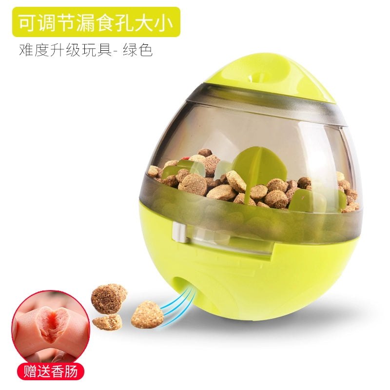 Dog Food Dropping Ball Educational Toys Tumbler Relieving Boredom Handy Gadget Molar Long Lasting Cat Pet Dog Snacks Leakage Food Feeder