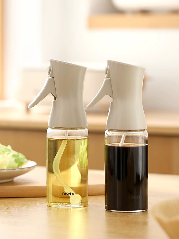 Fasola Fuel Injector Kitchen For Home Air Fryer Cooking Oil Glass Seasoning Bottle Spray Mist Oil Dispensing Bottle