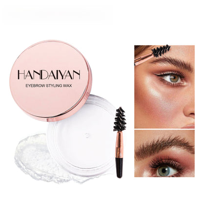 Cross-border Shaping eyebrow wax handaiyan wild eyebrow hair styling cream transparent gel three-dimensional long-lasting quick-drying brow cream