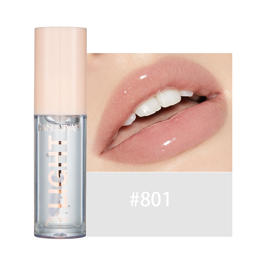 Lip Lacquer cross-border lip gloss HANDAIYAN mirror water light liquid paint glass 12 Color Moisturizing Pearl lip gloss