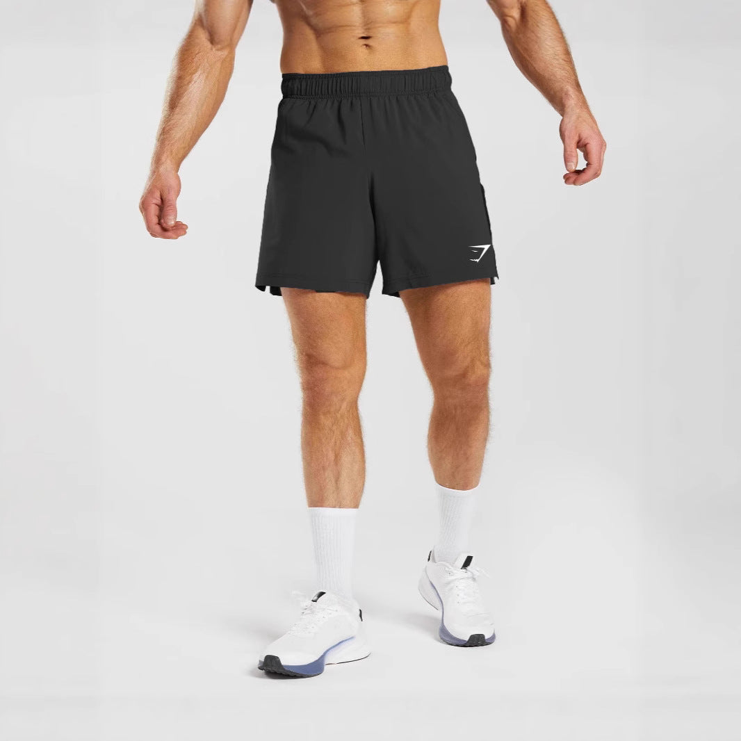 GYMSHARK men's sports casual quick-drying summer shorts simple straight sports shorts shark
